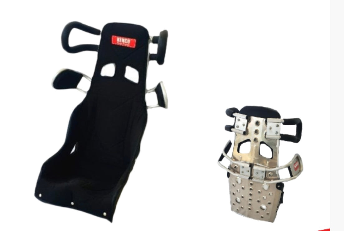 Kenco Full Containment Style Lightweight Aluminium Seat 14"