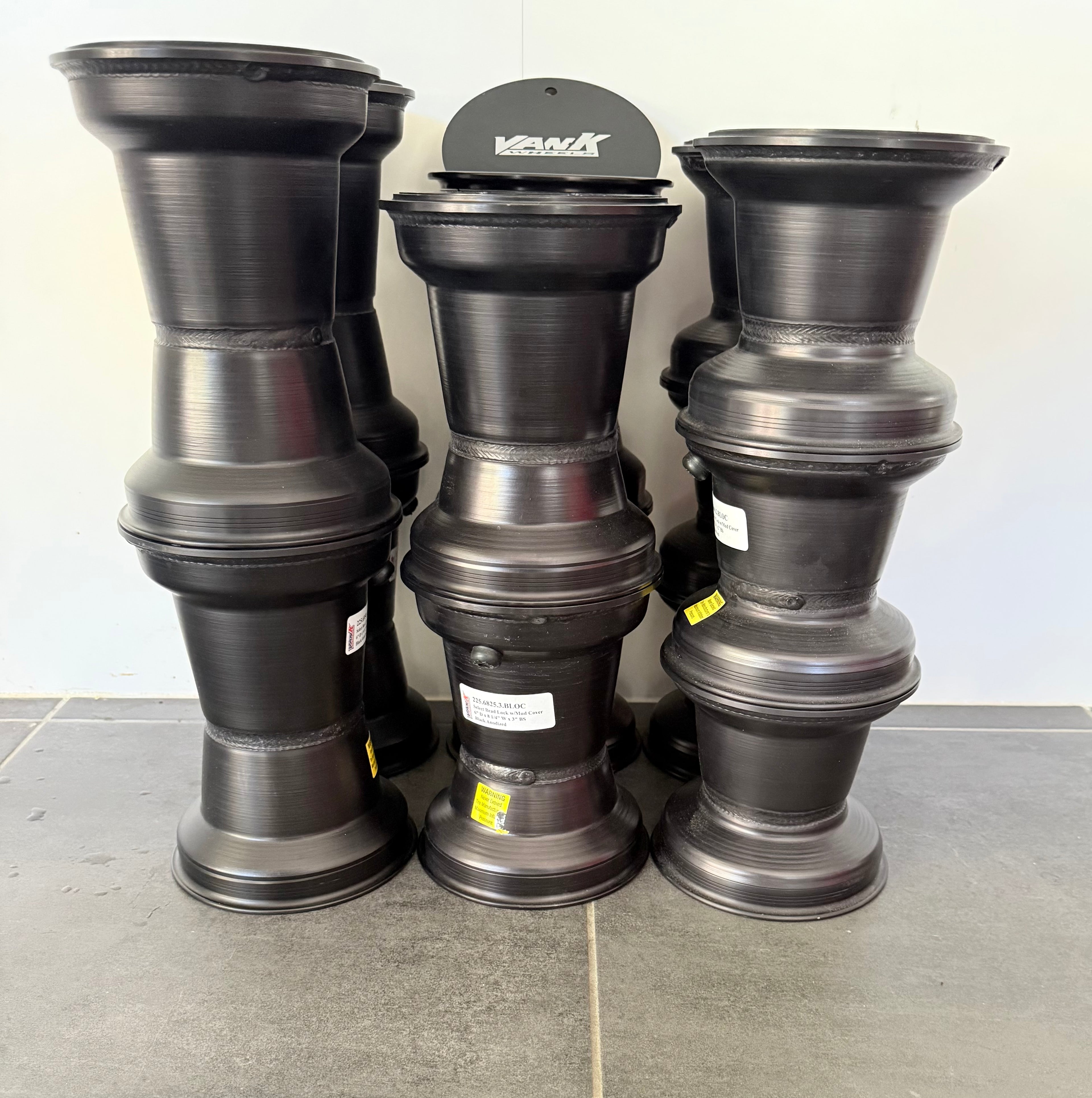 Beadlock 6" x 6" VanK Wheel, 2" offset Suits USA Wheel Hubs